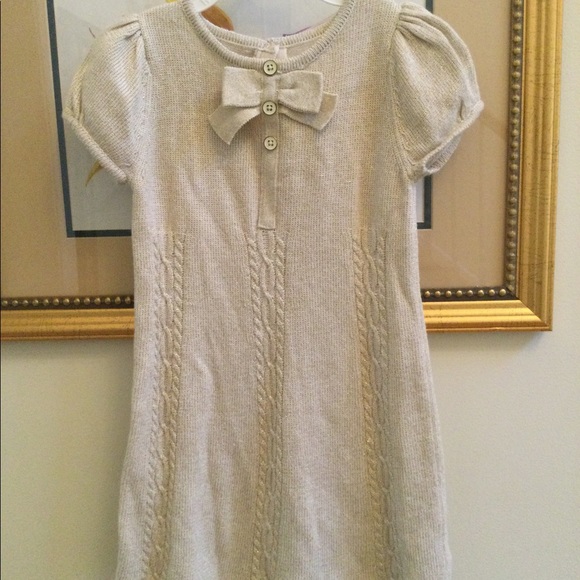 Size 4 dress cream and golden - Picture 5 of 6